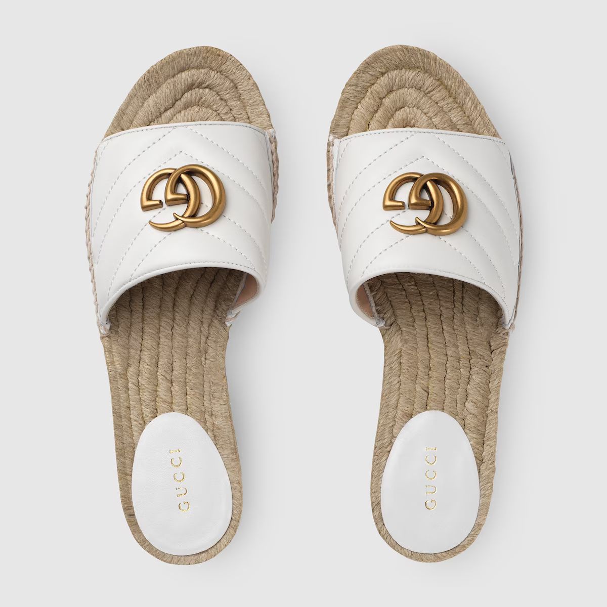 Leather espadrille sandal | Gucci (US)