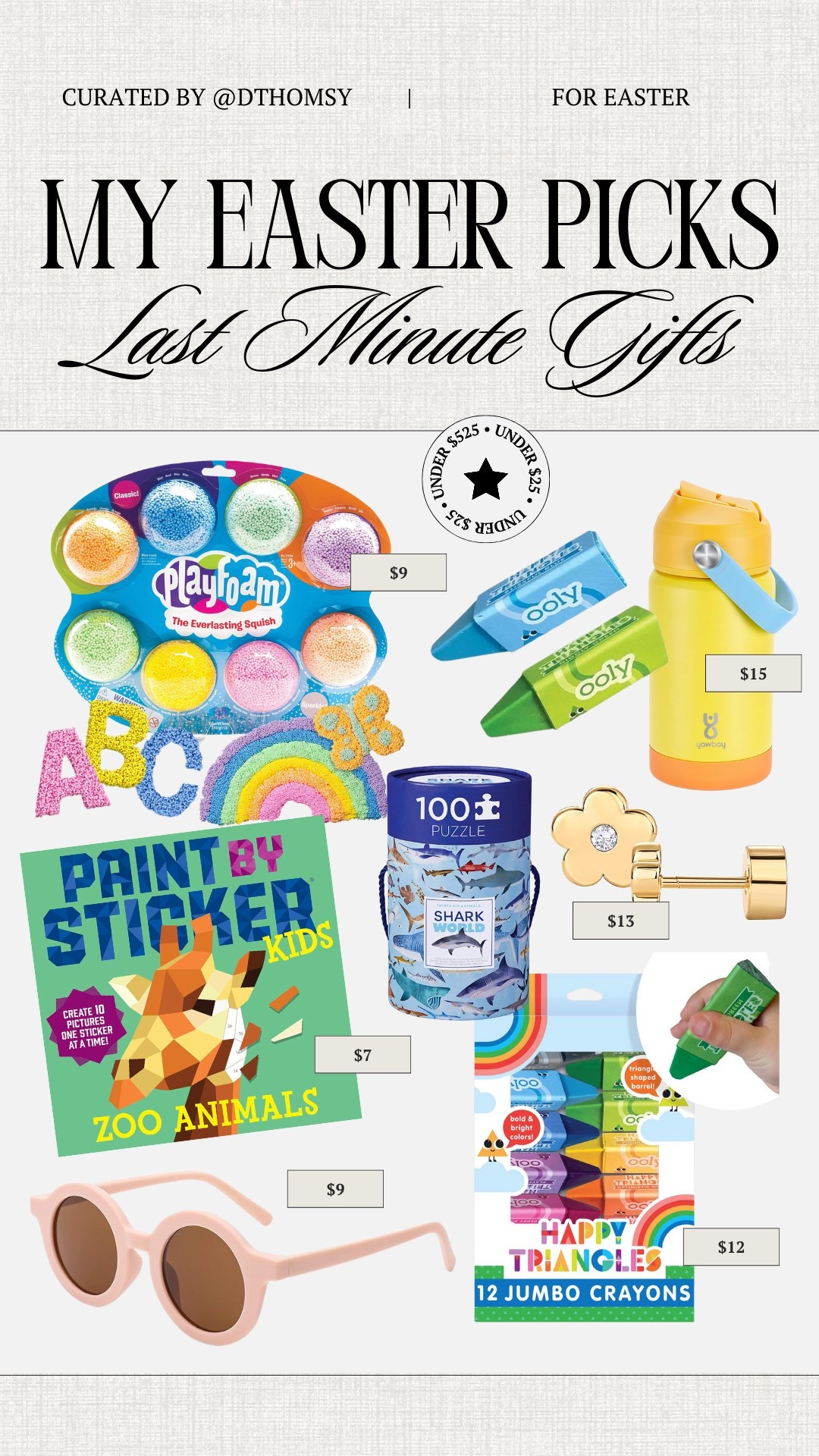 gift guide (for easter - under $25 last minute ideas)

#LTKFindsUnder50 #LTKKids #LTKGiftGuide