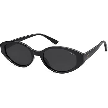 SOJOS Retro Oval Polarized Sunglasses for Women Cat Eye Shades SJ2608 | Retro cat-eye style vinta... | Amazon (US)