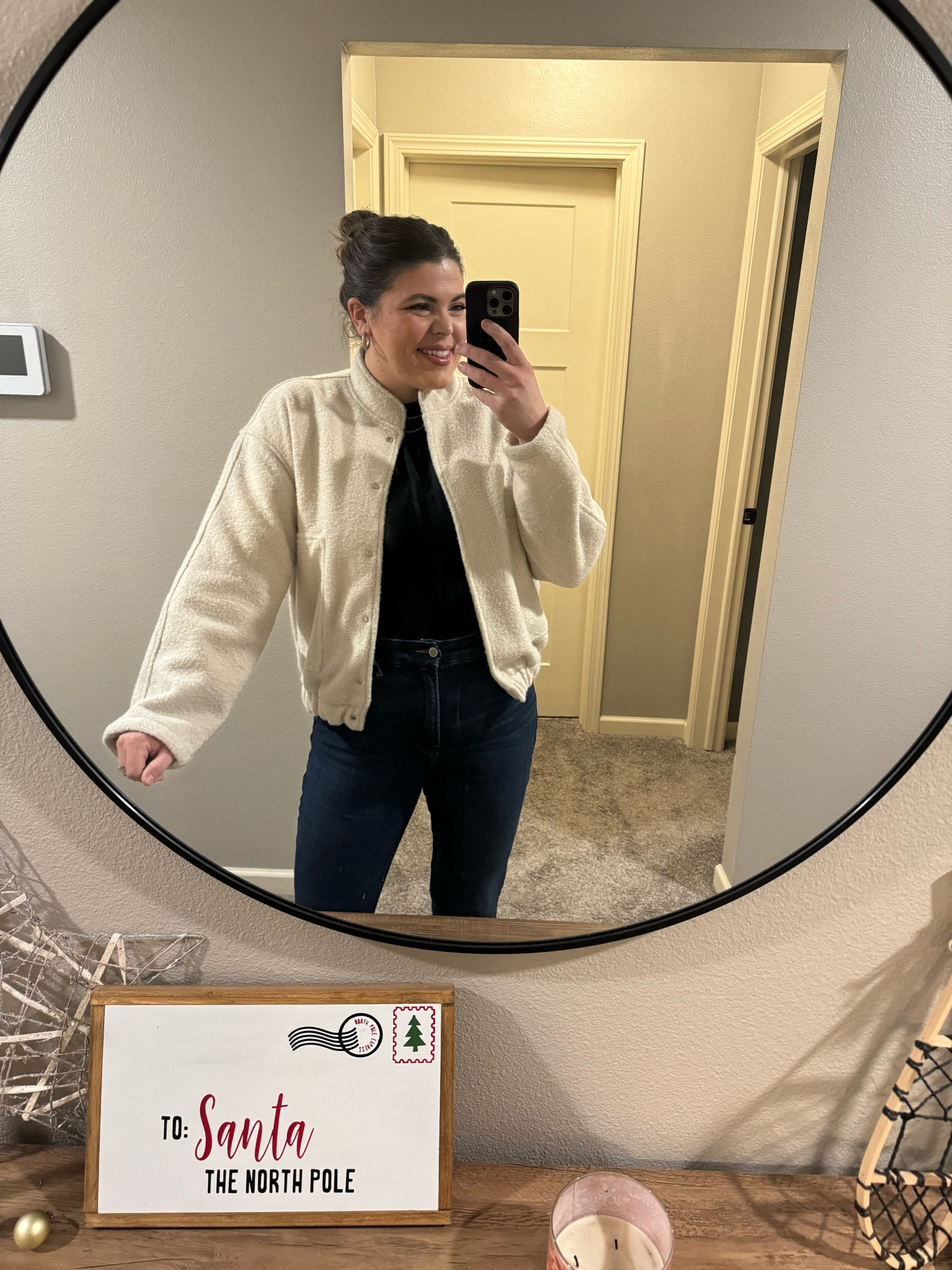 Cute winters shacket I’m wearing to dinner for my mom’s birthday tonight! Wearing my good American jeans and my fav $10 target cap sleeve tee! 

Midsize casual outfit, best midsize jeans, midsize Amazon, size 14

#LTKmidsize #LTKfindsunder50 #LTKfindsunder100