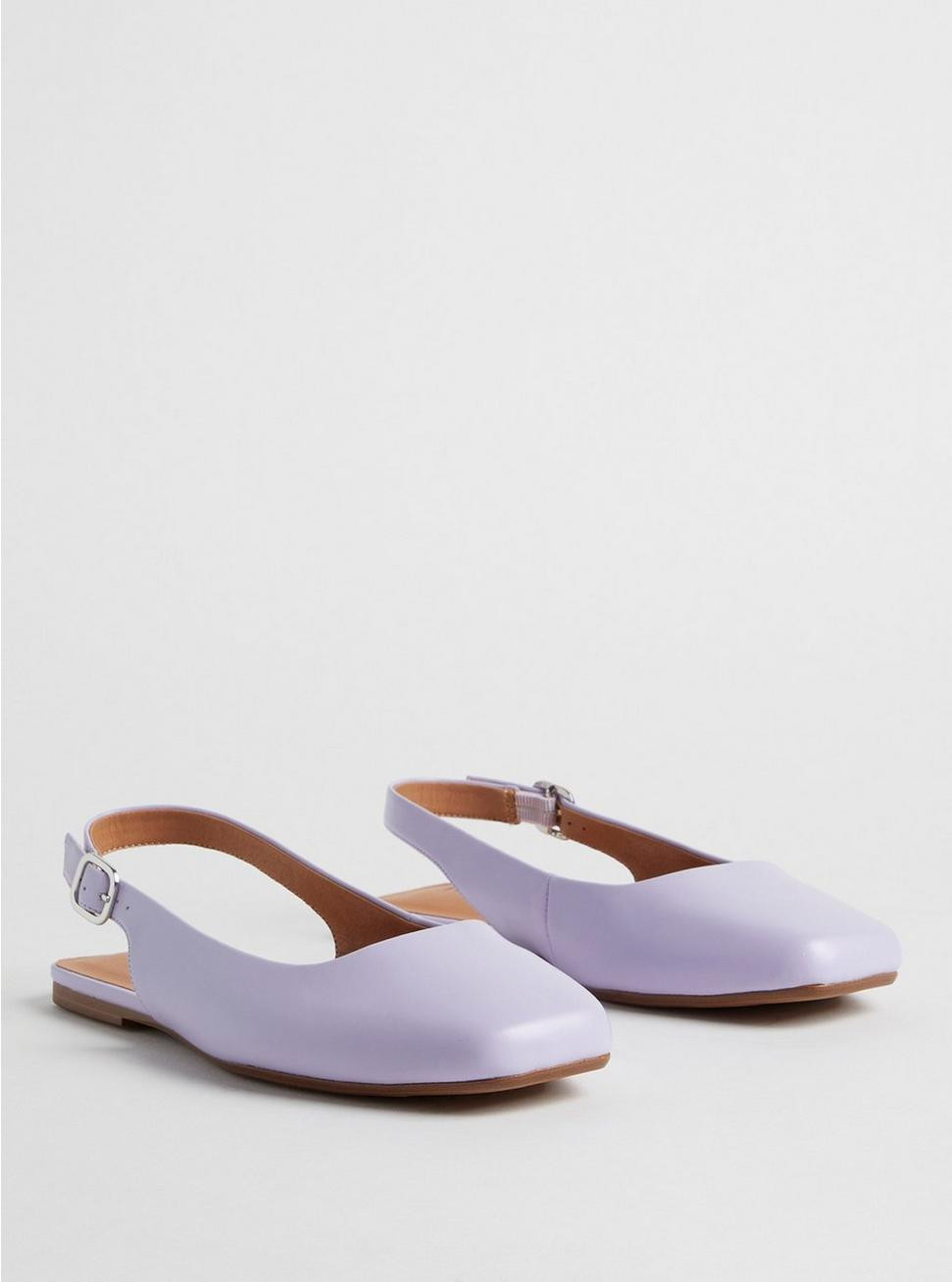 Squared Toe Slingback Flat (WW) | Torrid (US & Canada)