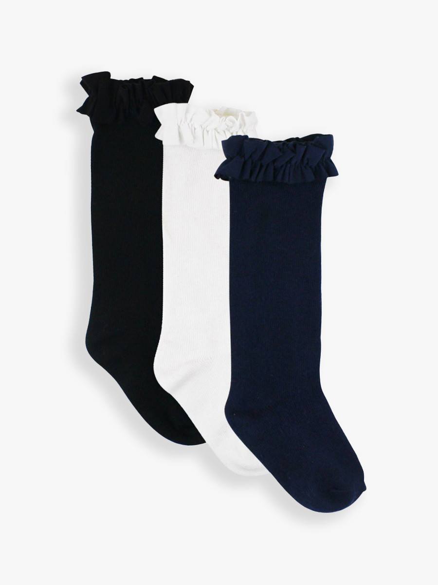3-Pack Knee High Socks | RuffleButts / RuggedButts