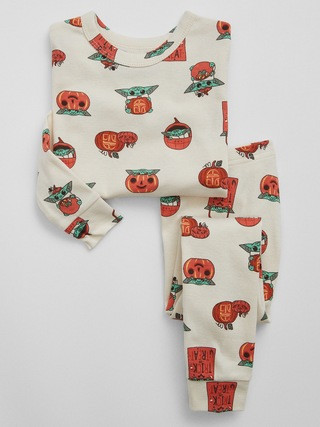 babyGap | Star Wars™ Grogu Halloween 100% Organic Cotton PJ Set | Gap Factory