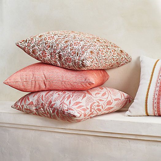 Coral Textured Outdoor Pillow | Terrain