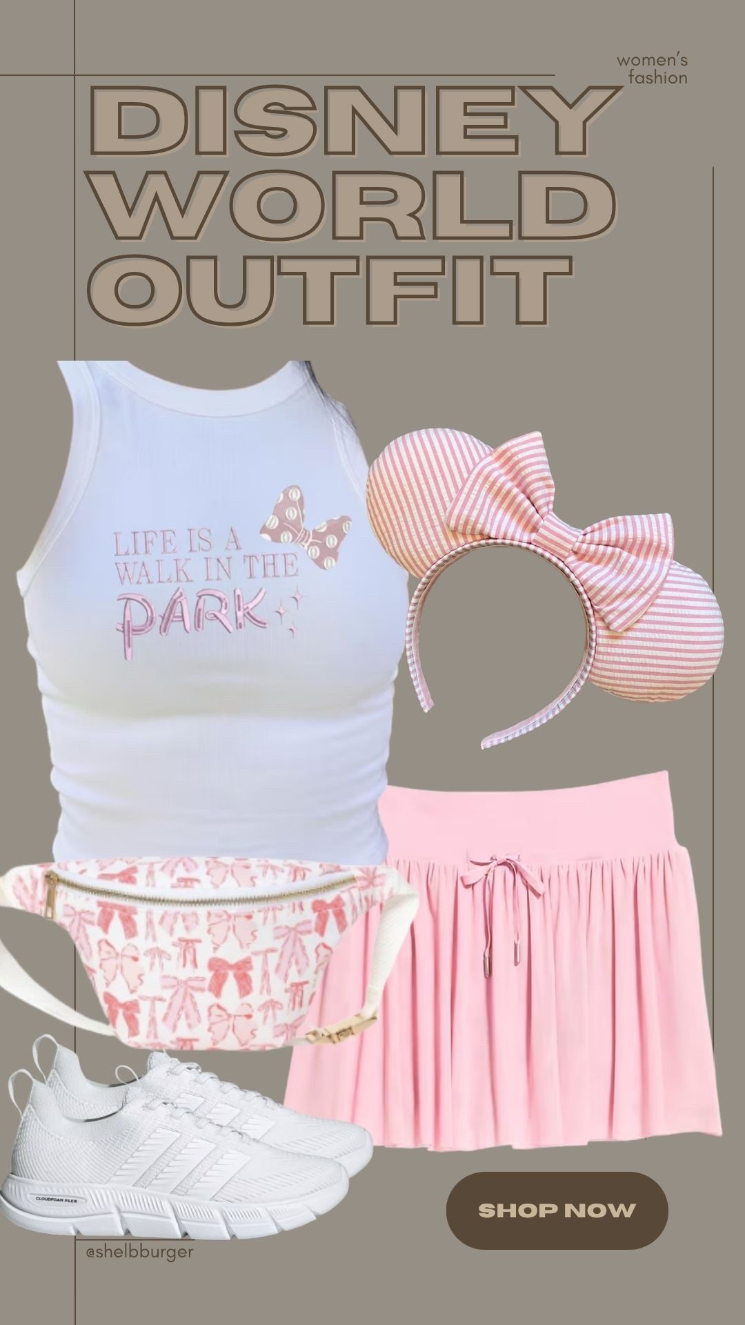 Women’s pink Disney World summer vacation outfit - life is a walk in the park 

#LTKSaleAlert #LTKTravel