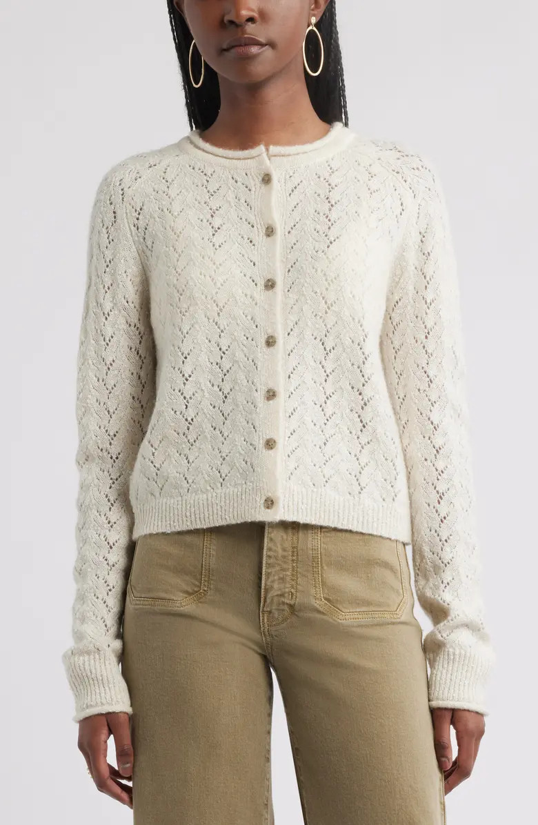 Nep Pointelle Cardigan | Nordstrom