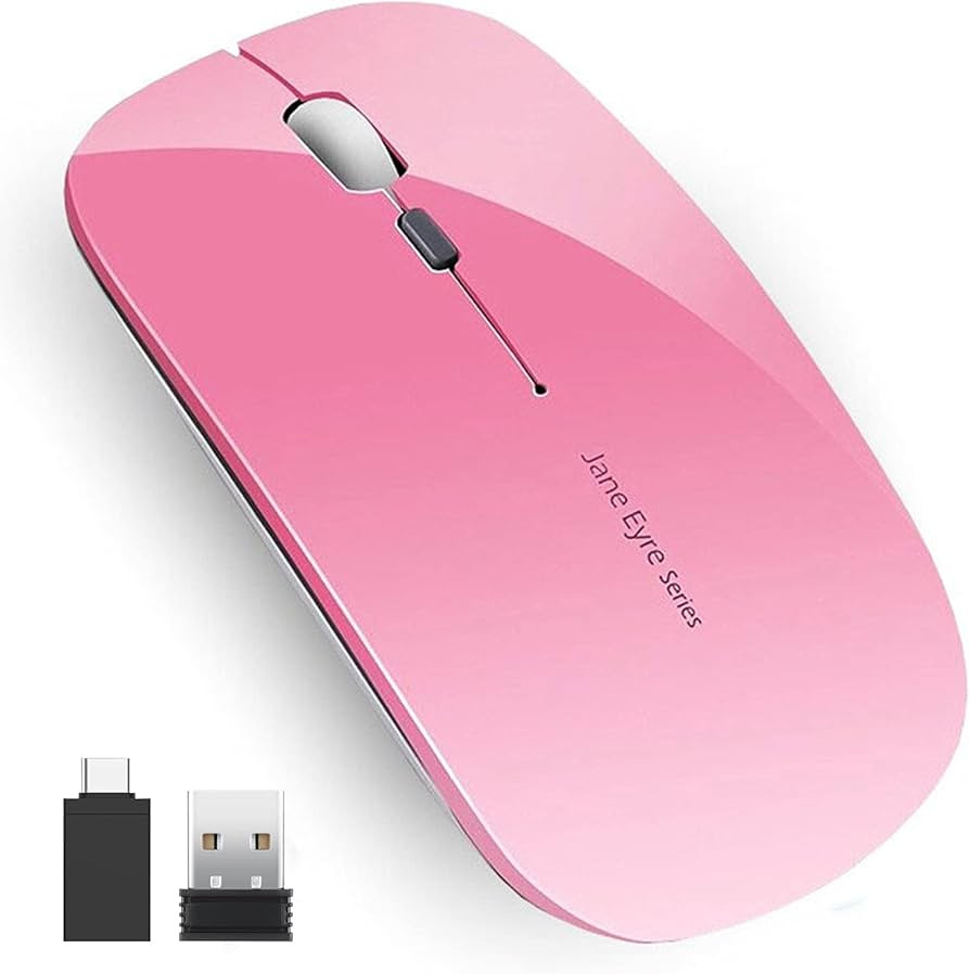 Uciefy Q5 Slim Rechargeable Wireless Mouse, 2.4G Portable Optical Silent Ultra Thin Wireless Comp... | Amazon (US)