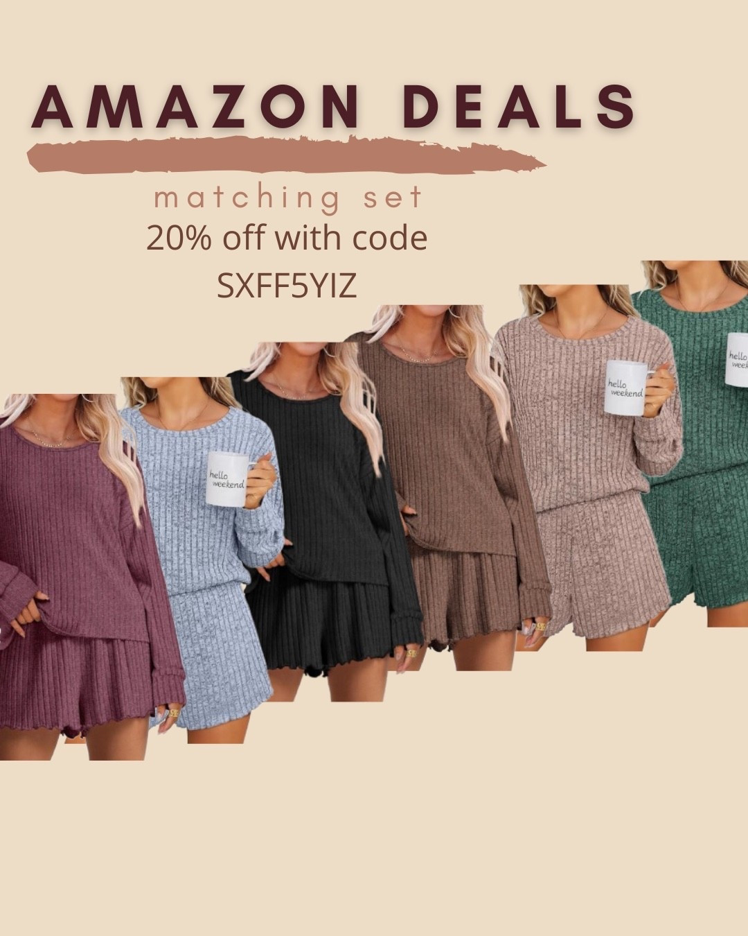 $12-$16 ends 11/14

Anrabess
Amazon fashion
Amazon deals
Matching set
Two piece set
Pajama set
Loungewear set


#LTKSaleAlert #LTKFindsUnder50