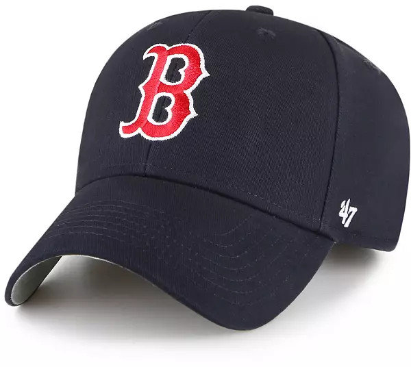 ‘47 Youth Boston Red Sox Navy Basic MVP Adjustable Hat | Dick's Sporting Goods | Dick's Sporting Goods