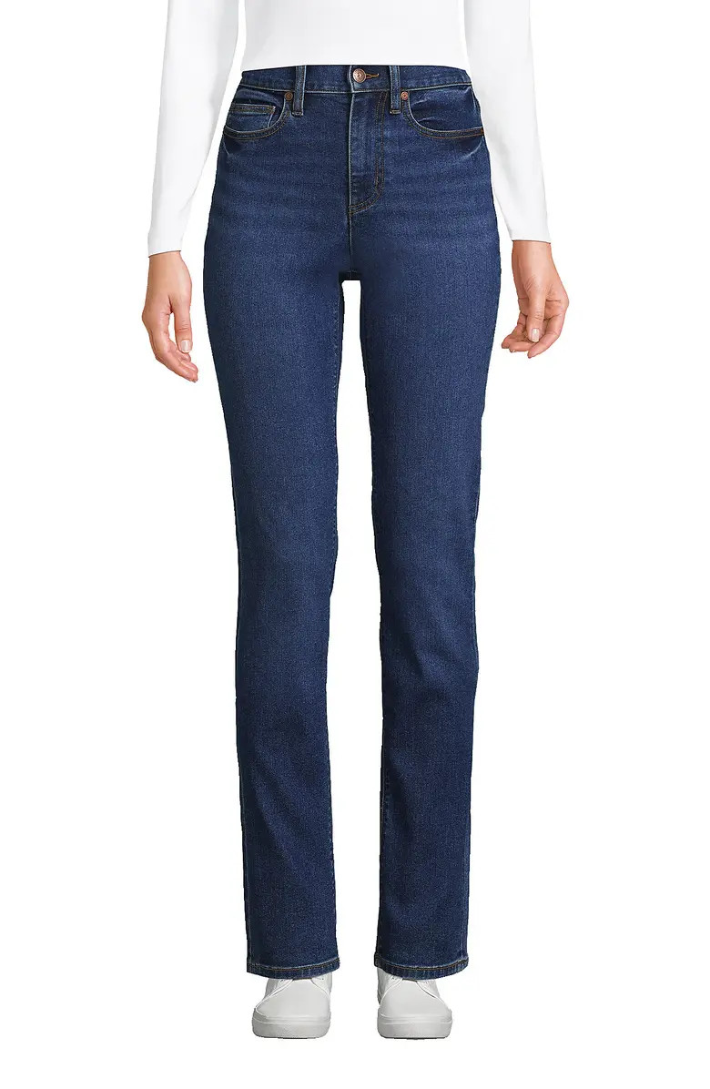 Recover High Rise Straight Leg Blue Jeans | Nordstrom