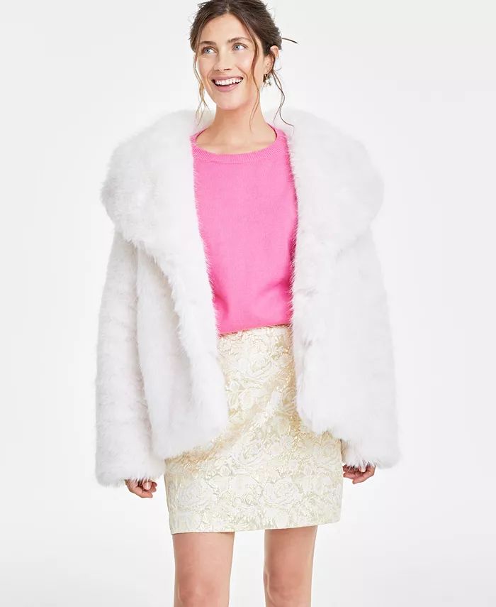 Women's Faux-Fur Jacket, Created for Macy's | Macy's