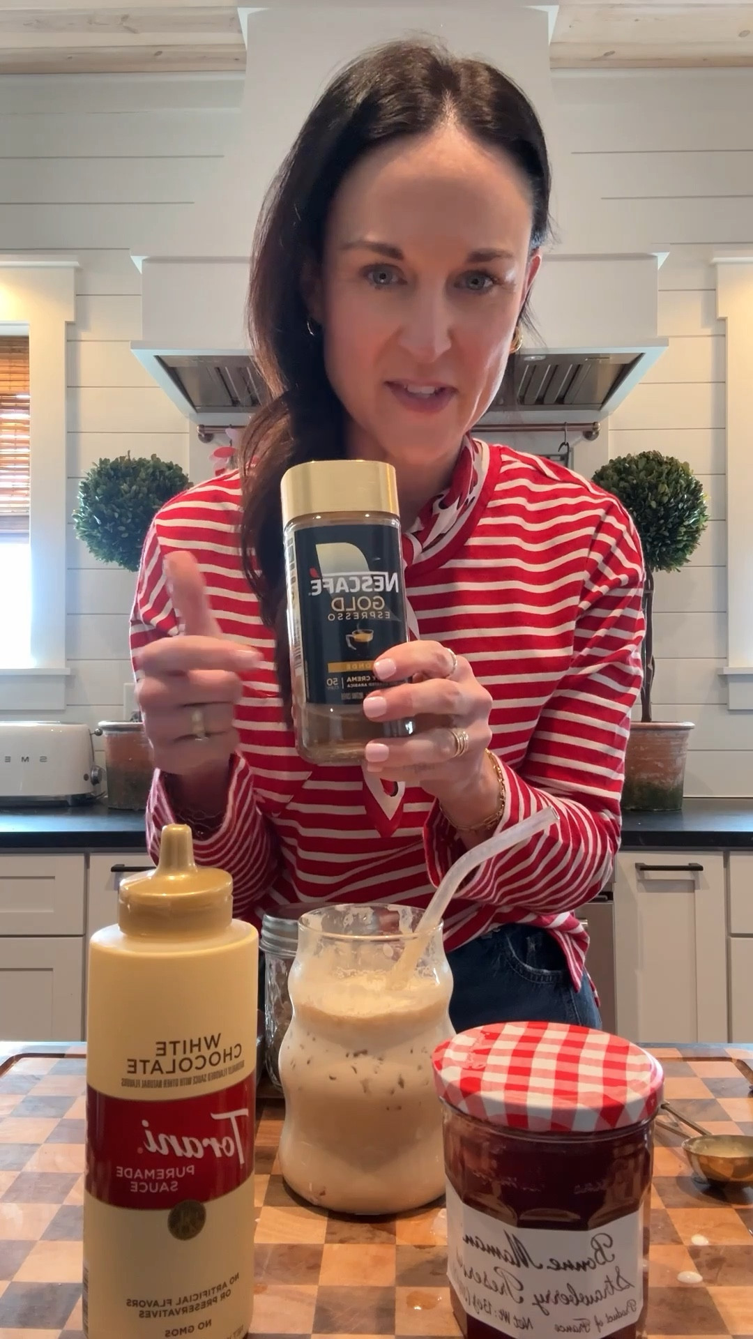 One of my favorite things to make at home is an iced latte. I switch it up all the time and experiment with flavors, but an iced white mocha is hard to beat! 

#LTKdayinmylife #LTKfoodie #LTKootd