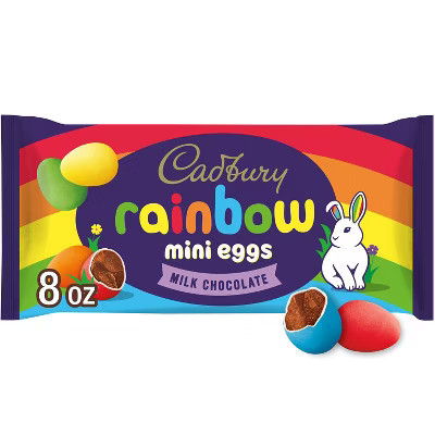Cadbury Mini Eggs Milk Chocolate Rainbow Easter Candy - 8oz | Target
