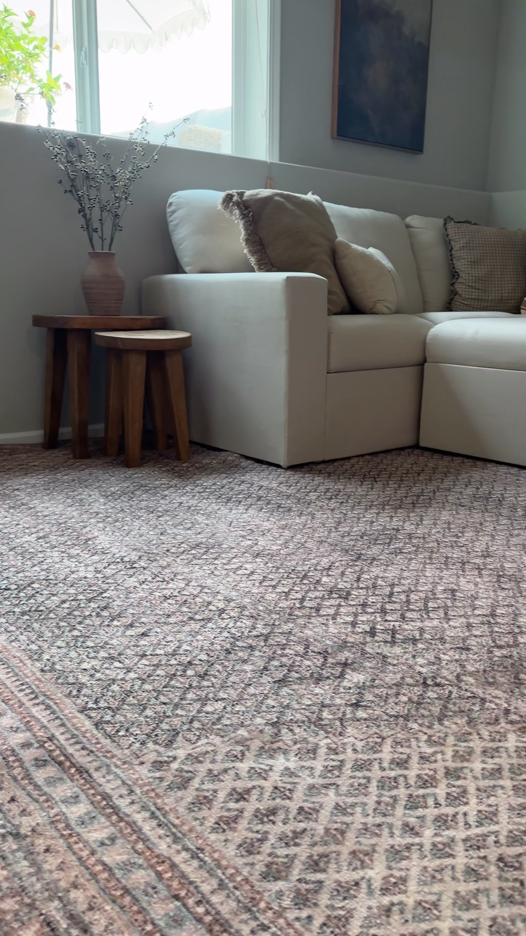 #sponsored We’re so excited to introduce our newest rug from the Heidi Caillier x Joon Loloi collection! The rich colors are perfect for transitioning into fall! @Joon Loloi 

We went with the Penrose CloudPile™ Printed Rug in the color Eggplant / Champagne 
Size: 8' 6" x 11' 6"

#LTKHome #LTKSeasonal