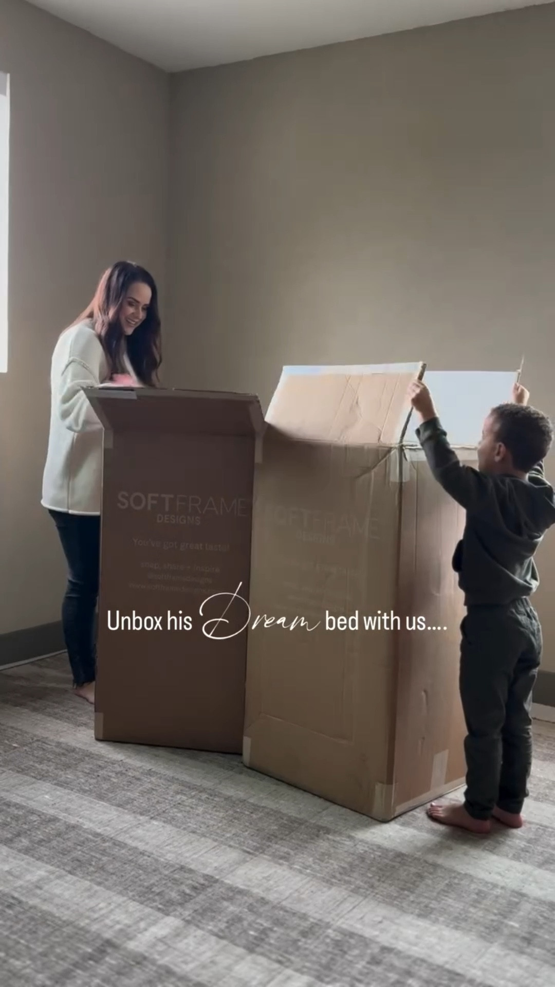 Big boy room loading… 🤍
We started this space with our DIY roaming clay walls (still obsessed), and now it was time to bring in the star of the room✨

This bed from @softframedesigns completely transformed his space. The color is Teddy and that texture 😮‍💨😮‍💨! Exactly what this room needed. He’s obsessed—and honestly, so am I.
So much more coming for this space… so be sure to follow along!

Comment SHOP and I’ll send all the links I possibly can! 🤎