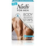 Nad's For Men Body Wax Strips - Wax Hair Removal For Men - At Home Waxing Kit With 20 Waxing Stri... | Amazon (US)