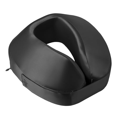 SLIP Jet Setter Travel Pillow - Black | Pure 100% Mulberry Silk | Soft & Comfortable, Ultra Soft & Comfortable - Travel Neck Pillow | Amazon (US)