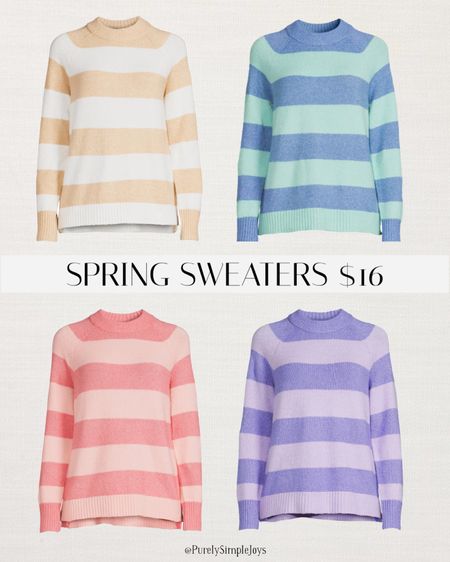 ⭐️ WALMART SWEATERS $16 

Striped sweaters / Tunic sweater / Spring sweater / Spring fashion 




#LTKsalealert #LTKSeasonal #LTKunder50