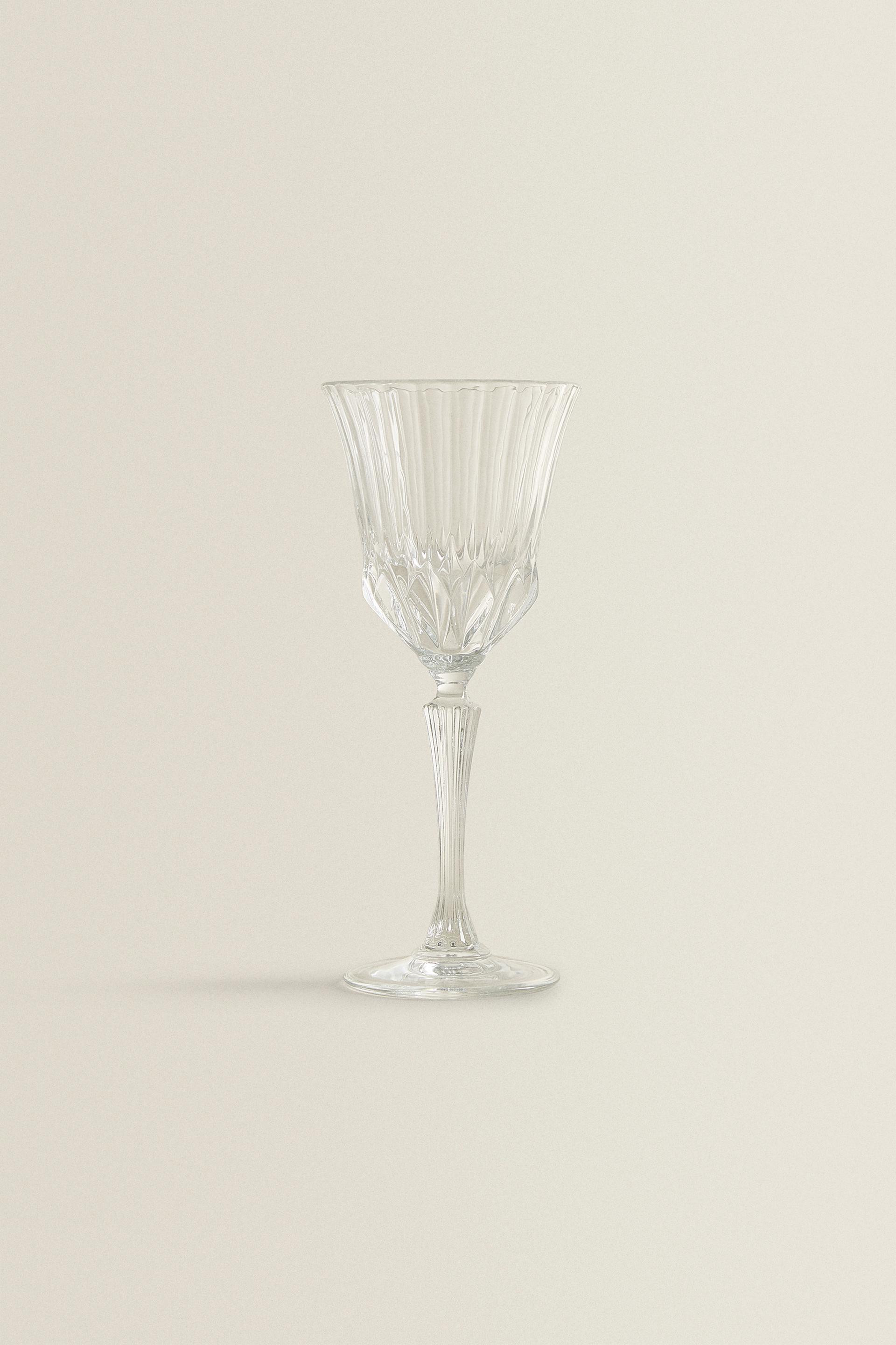 CARVED EFFECT CRYSTALLINE GLASS | Zara US