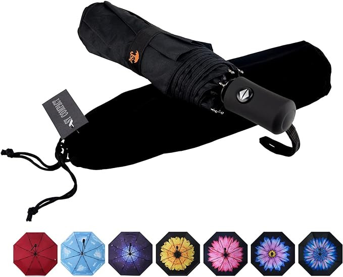 SY COMPACT Travel Umbrella Windproof Automatic Umbrellas Small Compact UV Sun Protection Factory ... | Amazon (US)