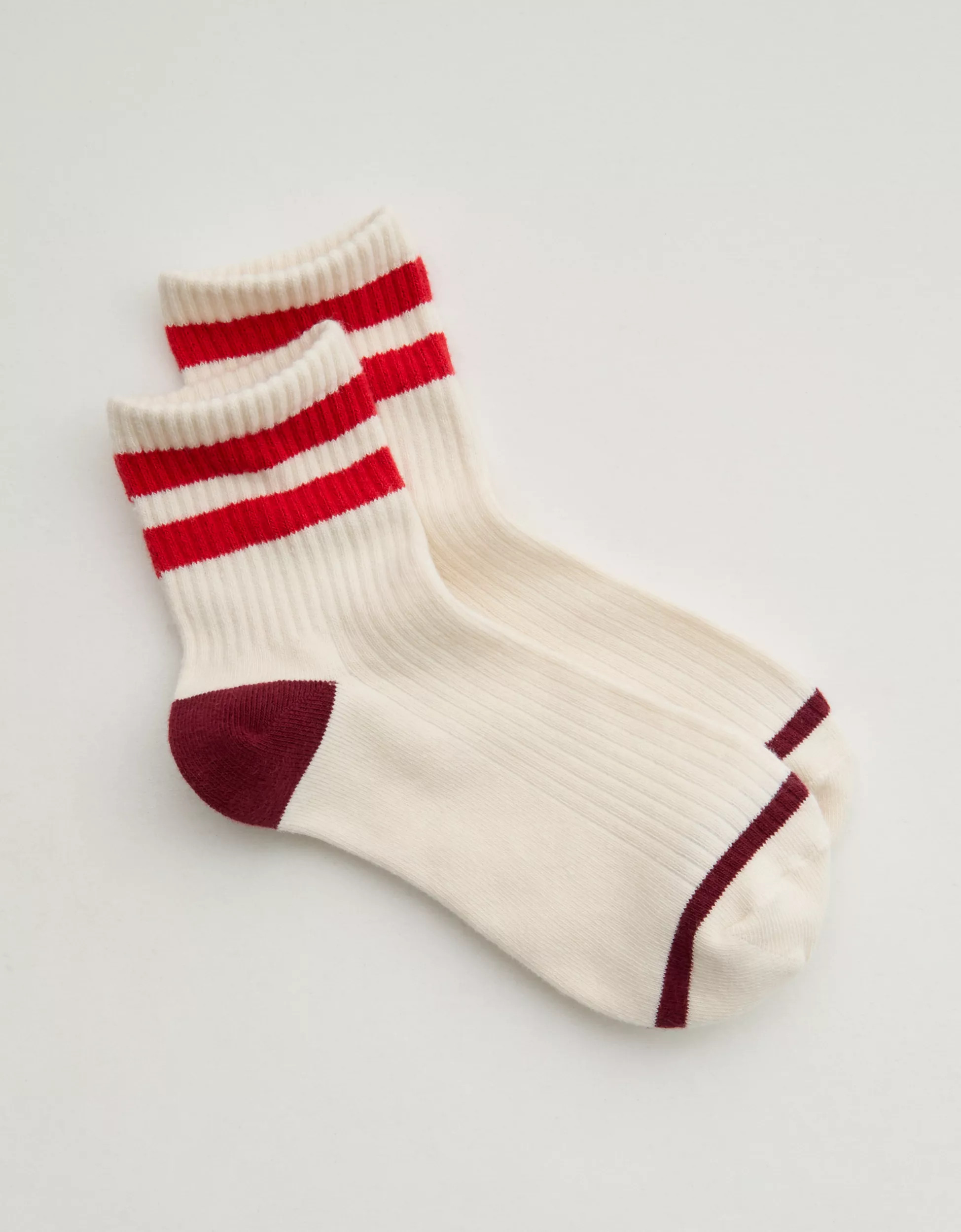 Aerie Striped Quarter Socks | Aerie