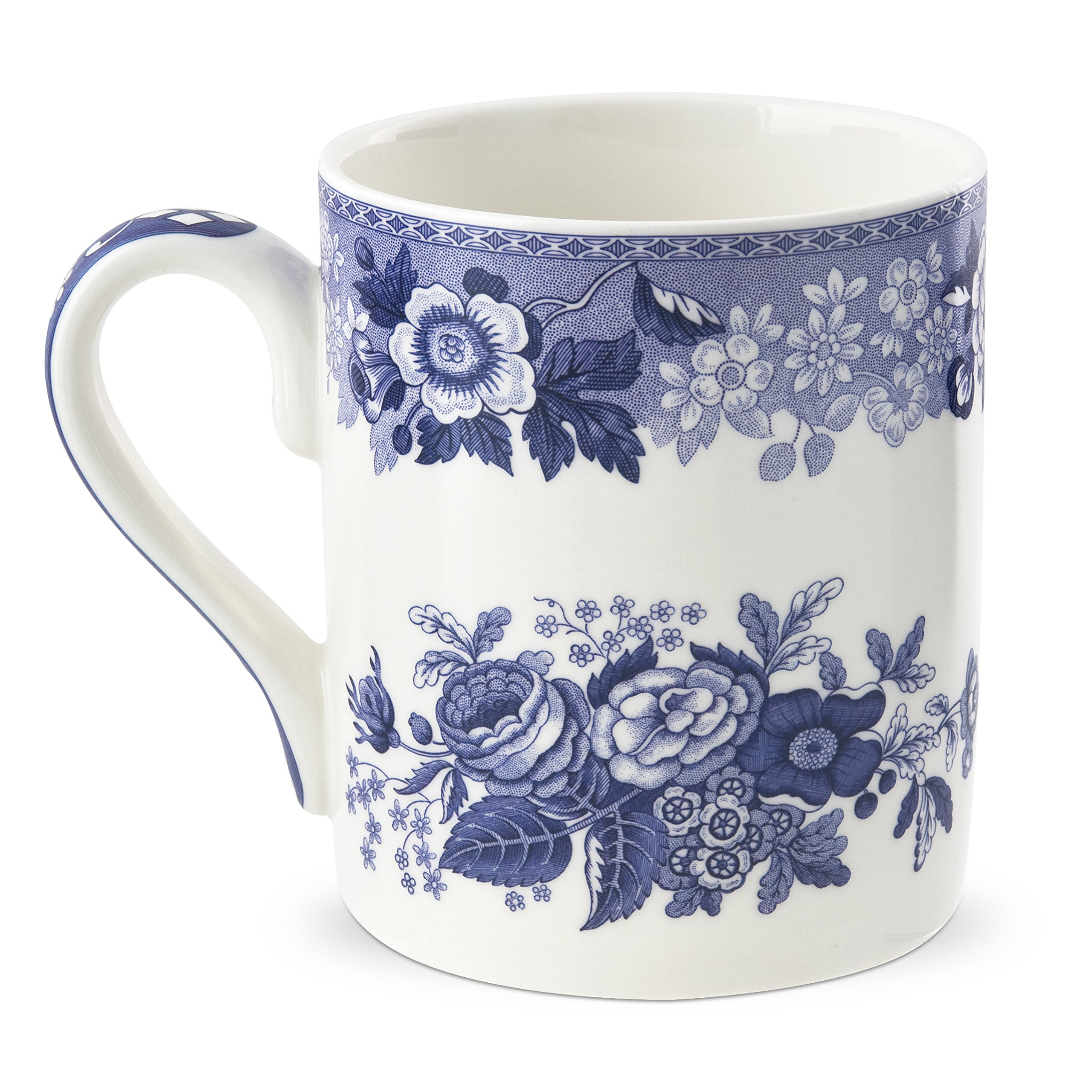 Spode Blue Room Collection Mug | India Sporting Motif | 16-Ounce | Large Cup for Coffee, Latte, T... | Amazon (US)