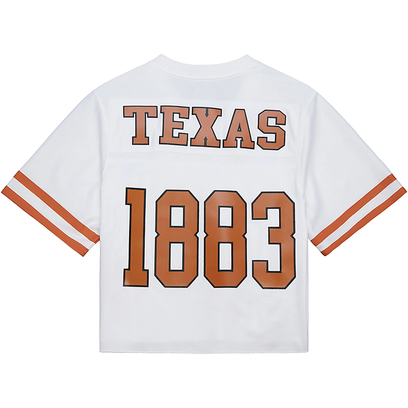 Mitchell & Ness Women's University of Texas Longhorns Cropped Fashion Short Sleeve Jersey | Academy Sports + Outdoors