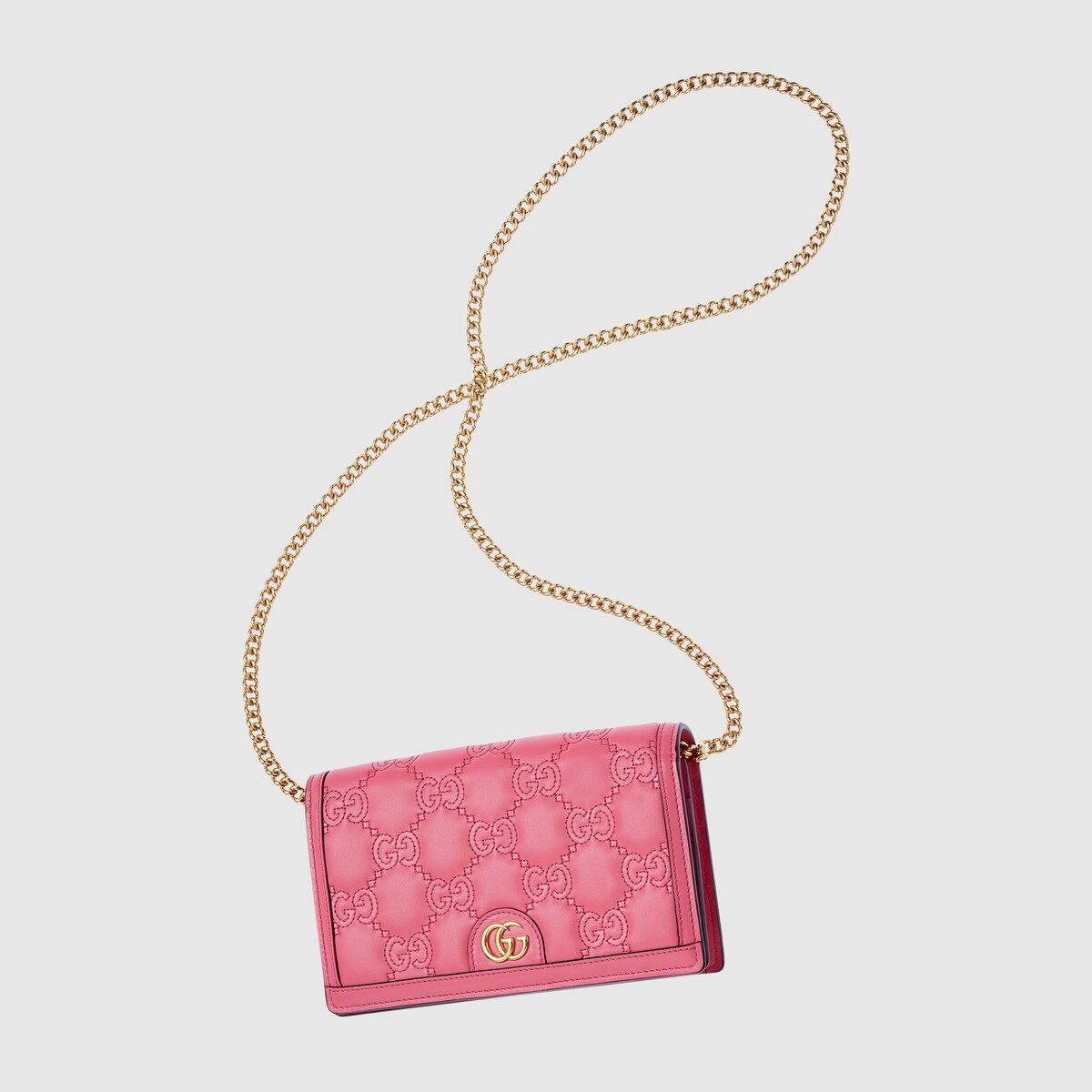 GG Matelassé chain wallet | Gucci (US)