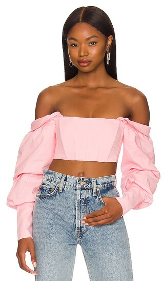 Odilia Top in Pink | Revolve Clothing (Global)