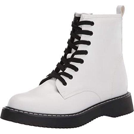 Madden Girl Womens Kurrt Lace-Up Side Zipper Combat Boot | Walmart (US)