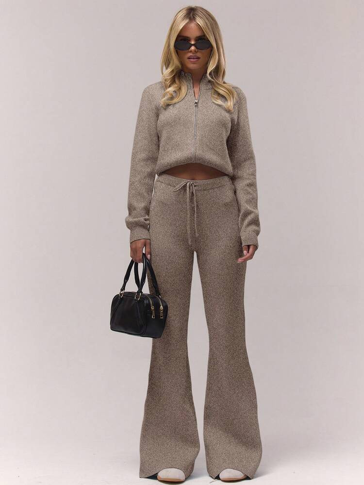 Musera Knitted Trousers | SHEIN
