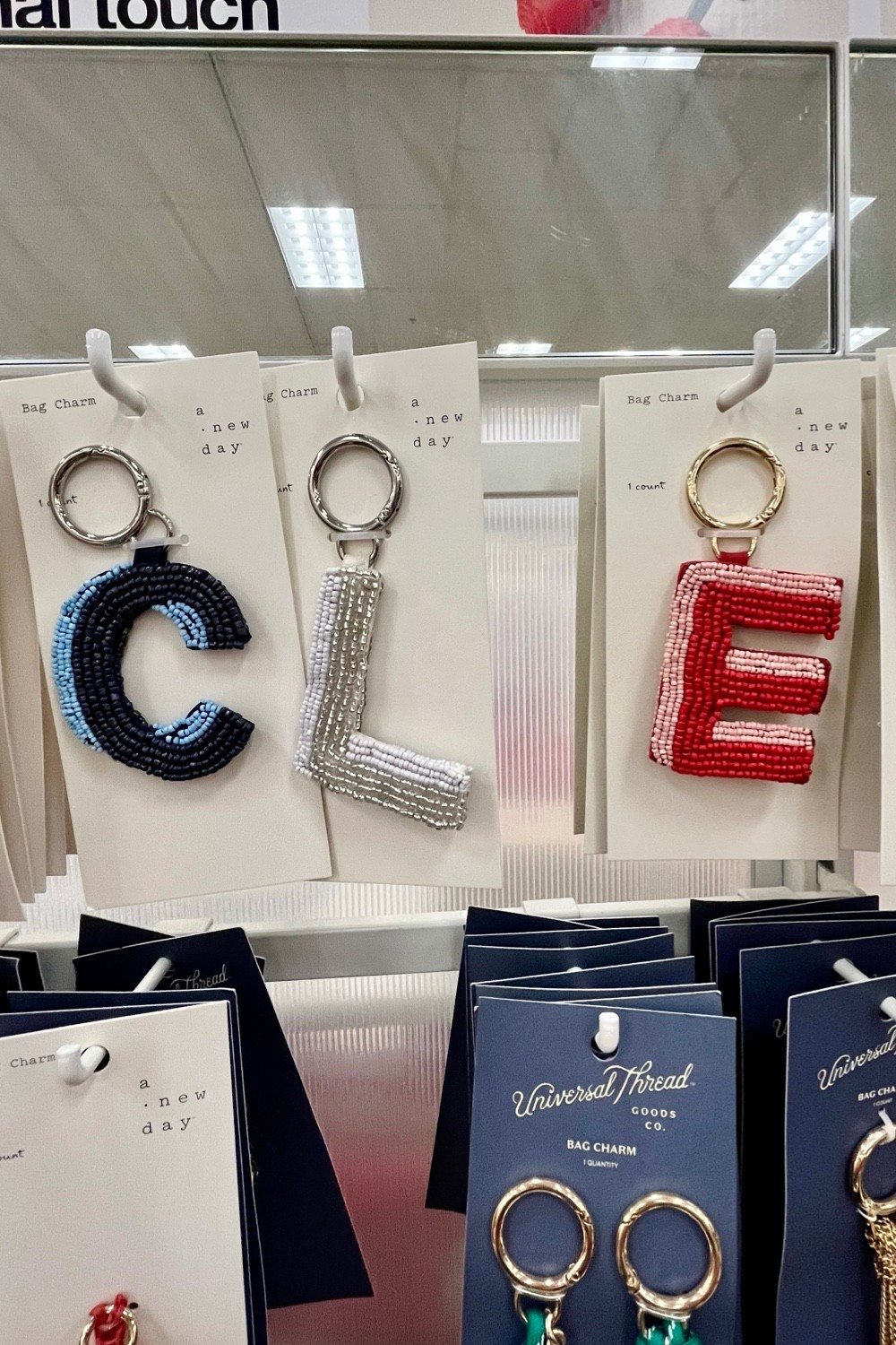 The cutest gift idea for your bridal party. Love these beaded initial bag charms @Target 

Bridesmaid gift, mother of the groom gift, mother of the bride gift.

#LTKWedding #LTKSeasonal