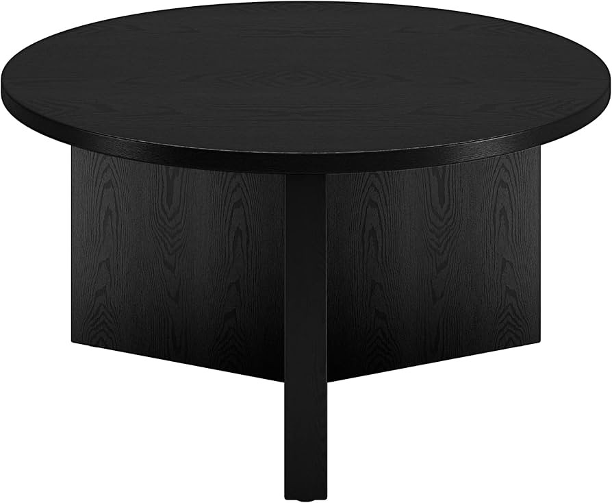Henn&Hart Anders Coffee Table, 32" Wide, Black | Amazon (US)