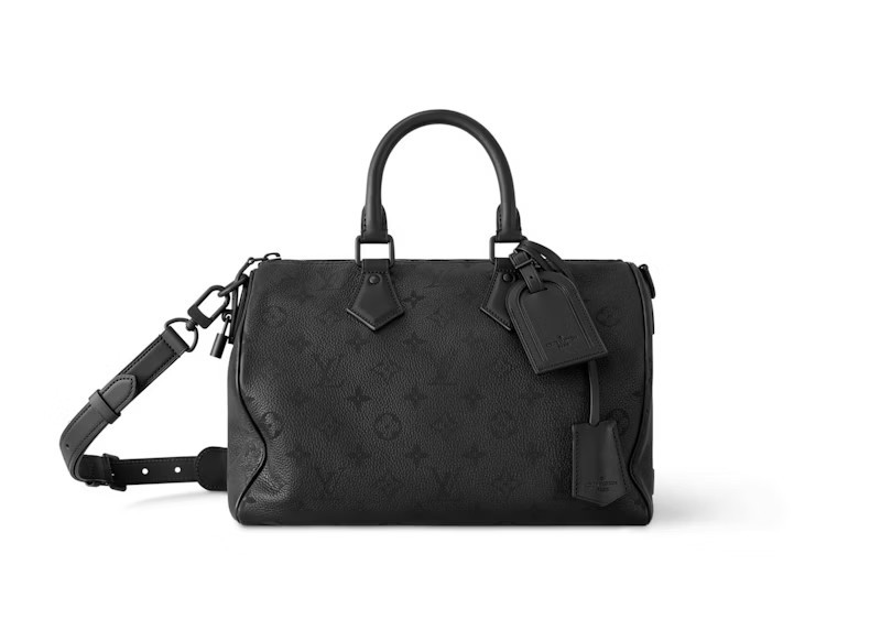 Men's Louis Vuitton Speedy P9 Bandouliere 30 in Ultra Black | StockX