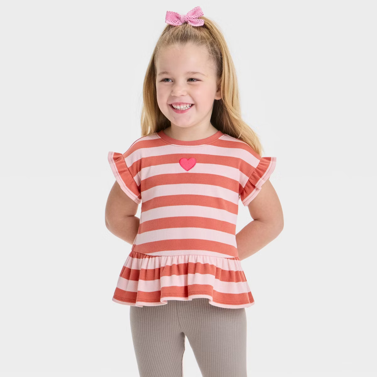 Toddler Girls' Ribbed Top - Cat & Jack™ | Target