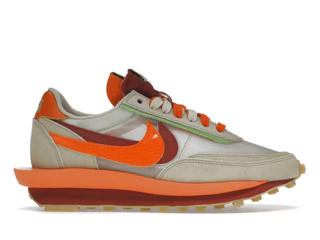 Nike LD Wafflesacai CLOT Kiss of Death Net Orange Blaze | StockX