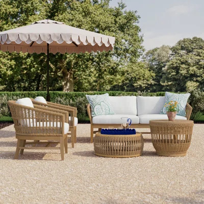 Dunkirk 5 Piece Sofa Seating Group with Sunbrella Cushions | Wayfair North America