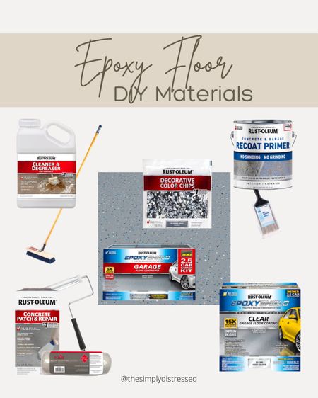 How to DIY epoxy floor. All the materials you need.

#LTKhome