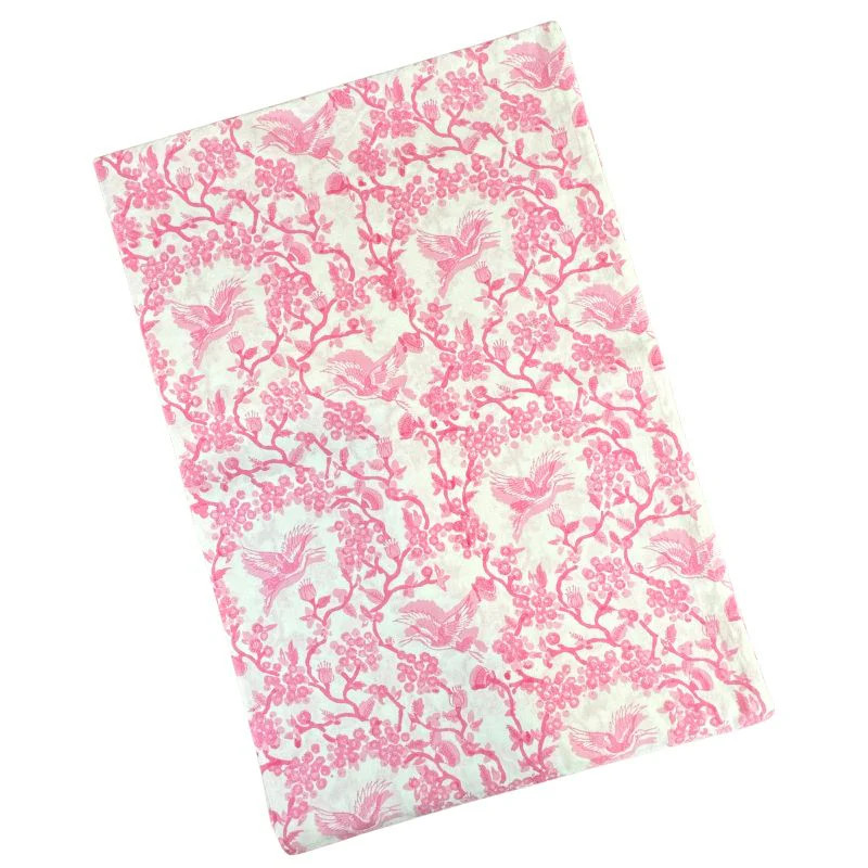 Toile de Jouy Birds Pink Tablecloth | The Well Appointed House, LLC