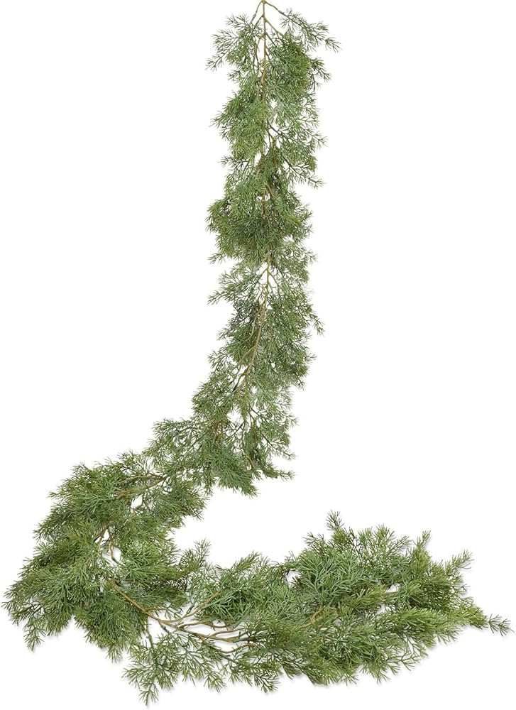 Artiflr Artificial Christmas Pine Garland, 6 Feet Winter Greenery Garland for Holiday Mantel Fire... | Amazon (US)