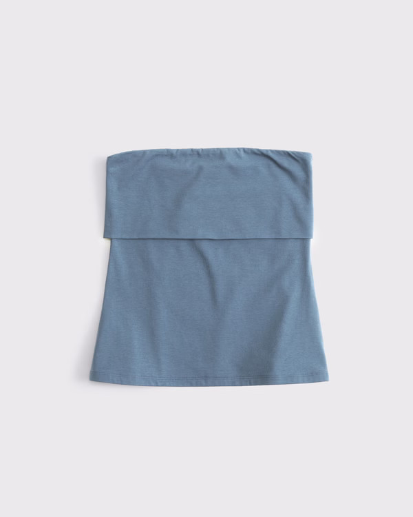 Women's Foldover Tube Top | Women's Tops | Abercrombie.com | Abercrombie & Fitch (US)