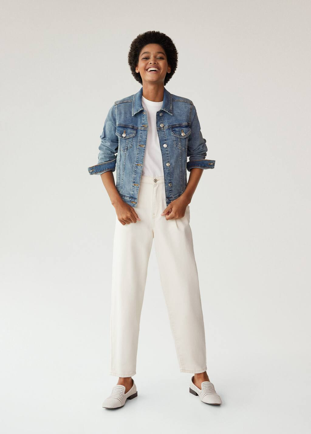 Light denim jacket | MANGO (US)