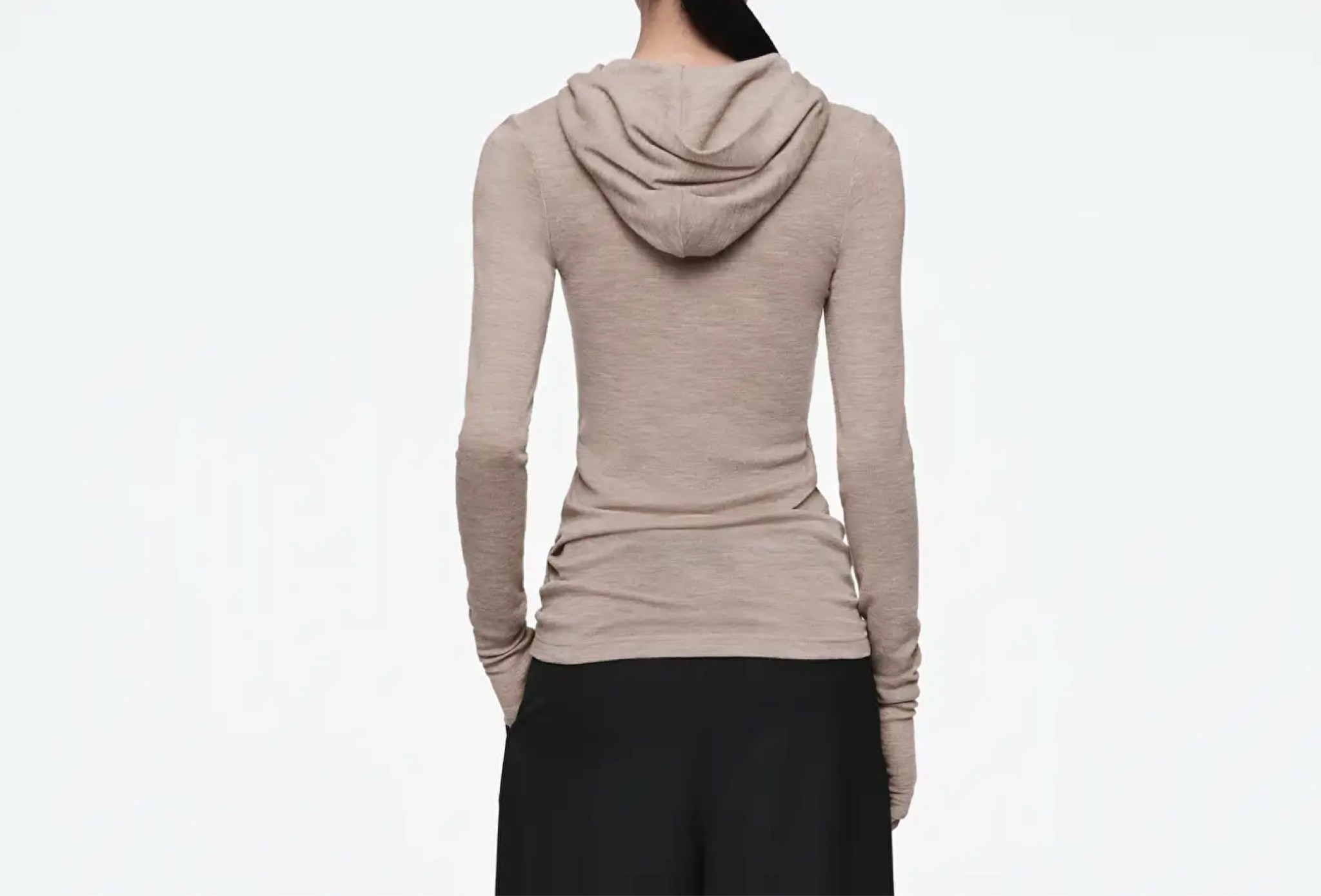 Wool slim hoodie 

#LTKStyleTip #LTKOver40