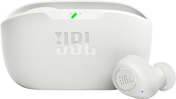 JBL Vibe Buds True Wireless Headphones - White, Small | Amazon (US)