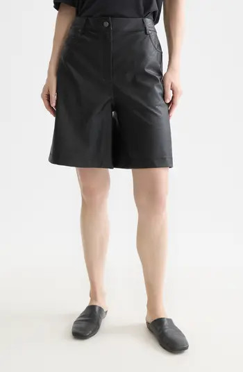 Scotch & Soda High Waist Faux Leather Shorts | Nordstrom | Nordstrom