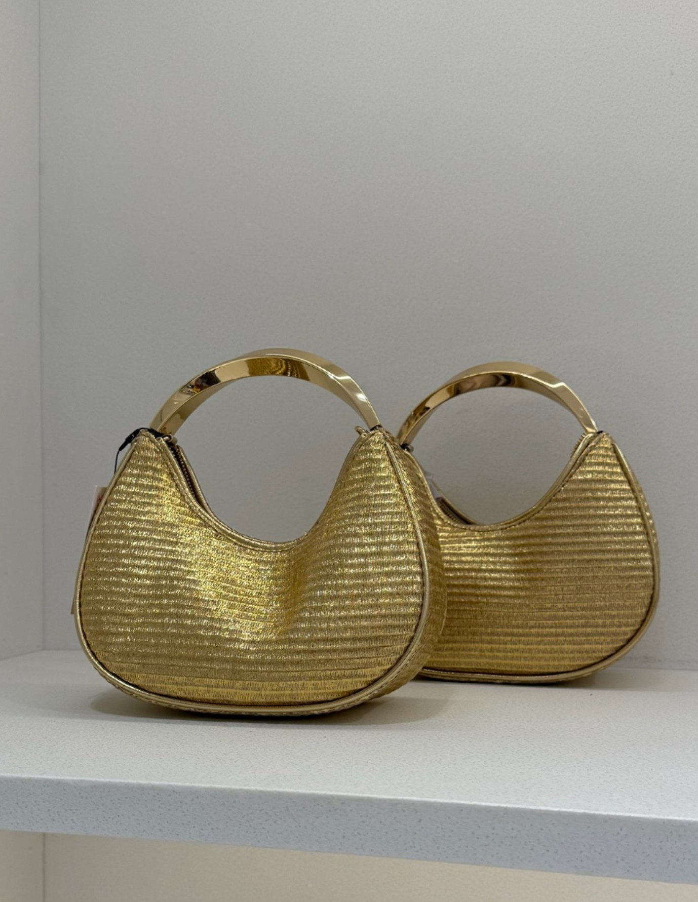 Gold metallic mini handbag! Statement purse to have in rotation!

#LTKootd