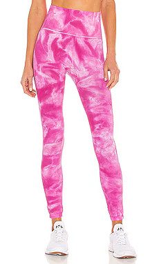 Free People X FP Movement Good Karma Tie Dye Legging in Vivacious Violet from Revolve.com | Revolve Clothing (Global)