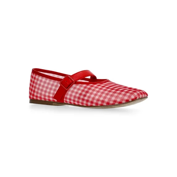 Weekend Academy Girls Mesh Ballet Flats | Walmart (US)
