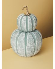 12in Stacked Pumpkins With Metal Stem | HomeGoods