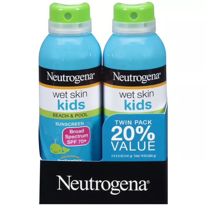 Neutrogena Kids Oil Free Water Resistant Sunscreen Spray Pack - SPF 70 - 5oz | Target